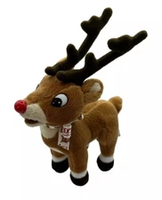 Rudolph Reindeer Island Of Misfit Toys Teenage Antlers Plush CVS Bow 50 Year 8”