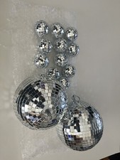 Disco Ball Set 13 Pack. 2 - 6 Inch and 11- 2 Inch Disco Balls
