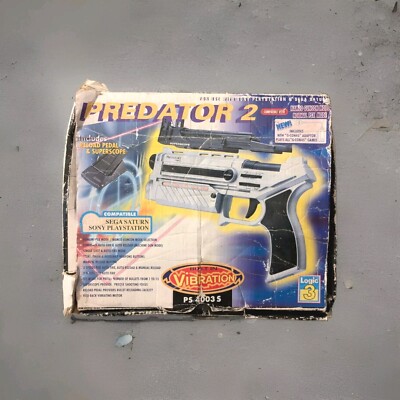 Manette Eraser Gun PS1 & Saturn + Adaptateur AV PS1 - Gametech Occasion | En Boîte