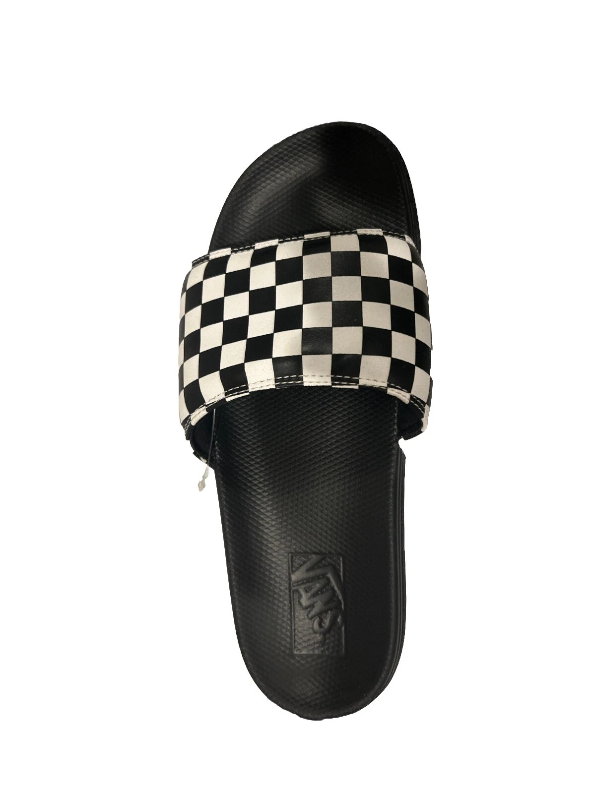 VANS La Costa Check Slip On SANDALO SINISTRO SOLO 1 scarpa nero bianco taglia 9.0 LEGGI DESCRIZIONE