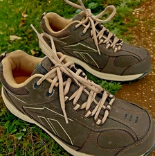 REEBOK JORI COMPOSITE TOE ATHLETIC WORK SHOE MEN'S SIZE 8.5W BROWN RB1870