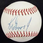 Ken Griffey Jr. Signed Early Career Signature Signed Baseball Beckett BAS