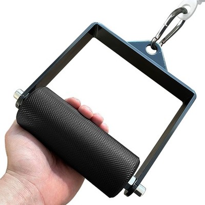 Gym Fitness LAT Pulldown Attachments, Fat Arm Wrestling Exercise D Handle Cab...