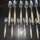 Vintage Inox France Bees  Bakelite Handles Spoons & Forks — photo 2
