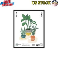 16x20 Black Poster Frame Display Decor Lightweight Wall Hanging Bedroom Hallway