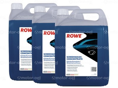 15 Liter (3x5L) ROWE HIGHTEC SCREENWASH-CONCENTRATE