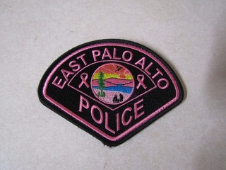 PATCH LAW ENFORCEMENT HOOK & LOOP BACK EAST PALO ALTO POLICE CALIFORNIA