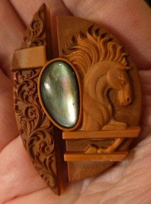 Horse Stone Cameo. GREAT DETAIL.