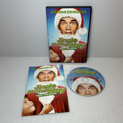 Jingle All The Way (DVD, 1996, Complete w/ Insert) Arnold Schwarzenegger, Sinbad