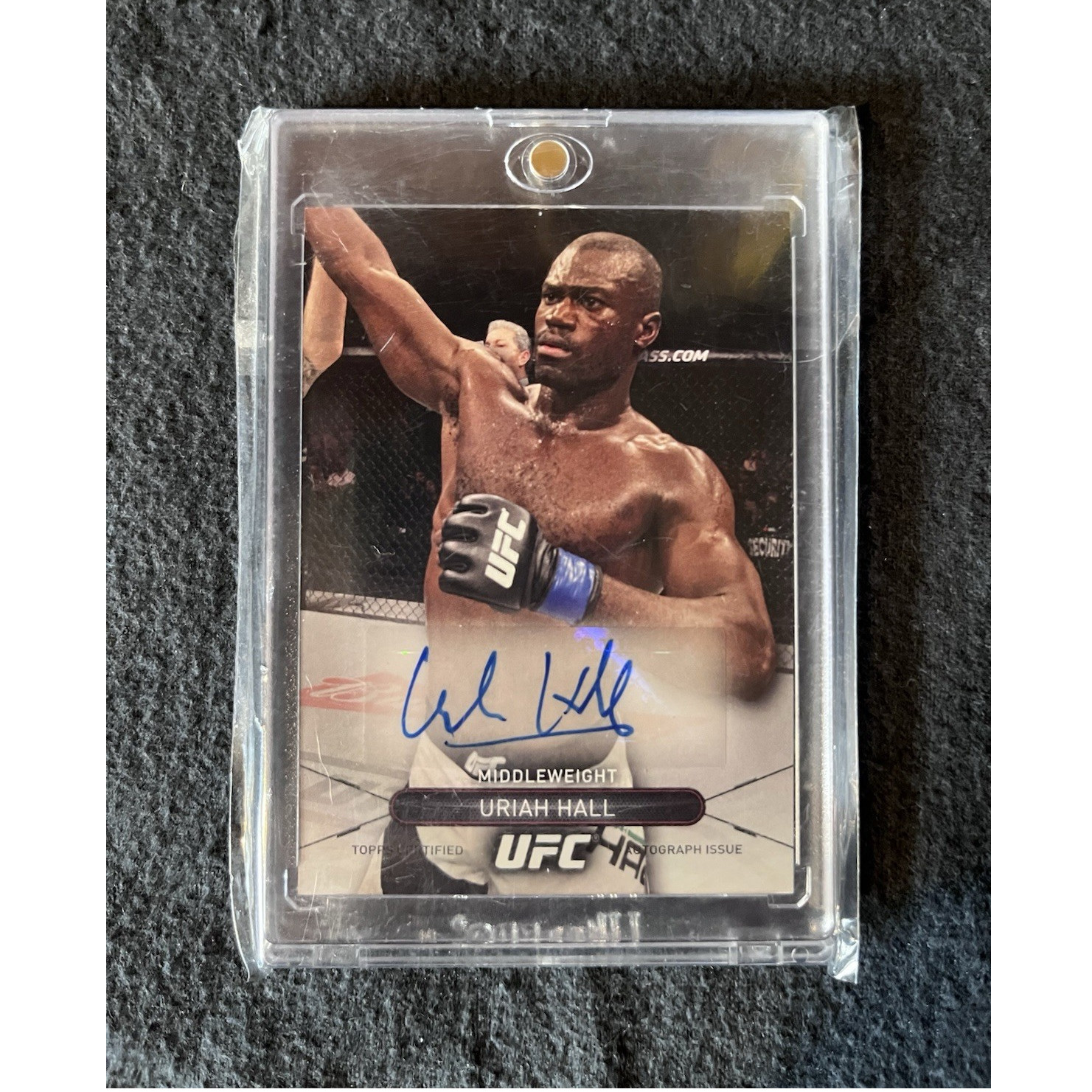 Uriah Hall #HA-UH Ufc Cards 2016 Topps UFC High Impact Autographs trading card — raw and PSA graded price guide