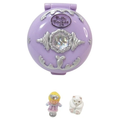 Polly Pocket Princess 1992 Polly's Ice Kingdom aka Jeweled Iceland Bluebird Toys