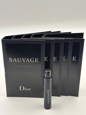 5x Dior Sauvage Eau De Toilette  Men 0.03 Oz/ 1ML Each Sample Spray