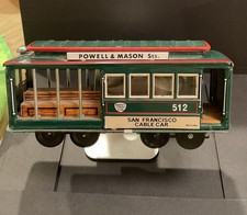 Vintage TOY Cable Car Powell  Mason St Street San Francisco, Metal
