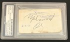Muhammad Ali & Ken Norton Autograph 6/3/1976 PSA/DNA Authent