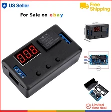 12V Timer Relay LED Display 4-Mode On-Off Delay Switch Automotive Electronics