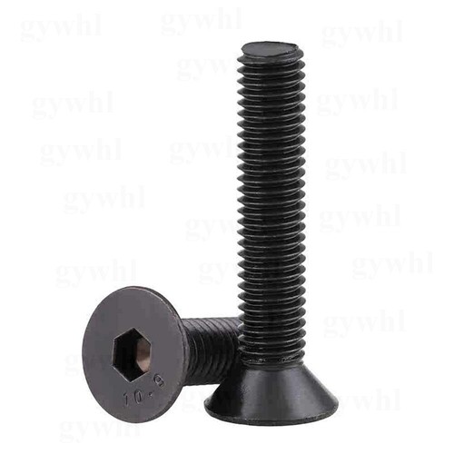 UNC BSW Black Socket Countersunk Screw Self Colour 10.9 High Tensile Allen Bolts - Picture 7 of 88