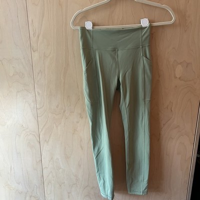 Lululemon Align High Rise Pant 25  Pockets Green Size 4