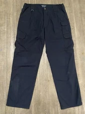5.11 Tactical Pant Jean Men 38x34 Blue Double Knee Ripstop Outdoor 74273