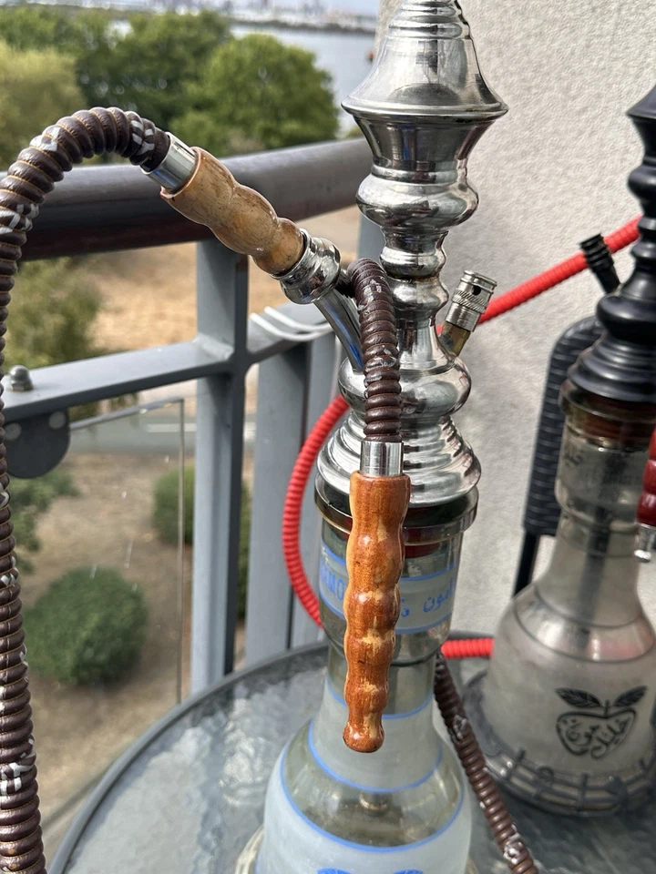 Khalil Mamoon Genuine Apple Shisha Hookah Glass Base. - Image 4 of 4