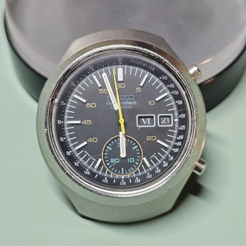 Vintage Seiko Helmet Darth Vader 6139-7101 Head April 1976 Original Honest Wear