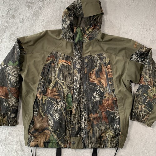 Scentlok Jacket Mens XXL Green Goretex Camouflage Camo Real Tree Mossy 2XL Hunt