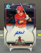2023 Bowman Chrome Joe Redfield 1st Bowman Base Auto Los Angeles Angels