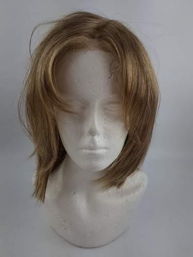 Modacrylic Fiber Wig Straight Hair Light Brown Made in Indonesia Japan Petite - Picture 2 of 8