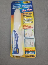 Spot Free SUPER BLEACH GEL PEN Removes Stains From Laundry & Tile Grout 2oz NEW