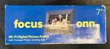 Focus ONN 7" Wi-Fi Digital Picture Frame W/ Free Frameo App NIB Free Shipping