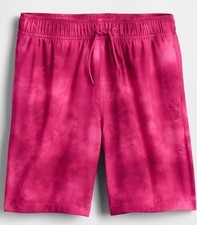 NWT Gap Kids Boys Quick Dry Athletic Shorts Fuschia XL 12  34.95