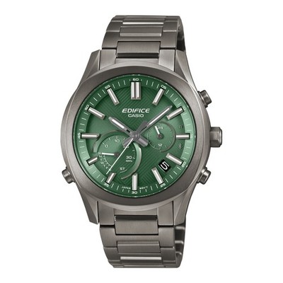 Solar Mens Wristwatch CASIO EDIFICE EQB-1300DC-3AEF Chrono Steel Green Bluetooth