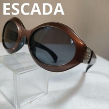 ESCADA E1001 G541 Vintage Oval Sunglasses Bronze Brown Metallic Frame France