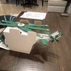 Hess Helicopter & Rescue Vehicle Toy Set w/ Box Green/White Gas & Oil — photo 8