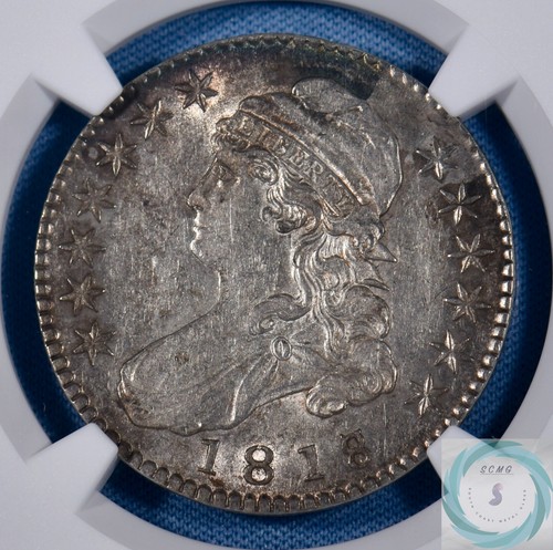 1818/7 Capped Bust Half Dollar NGC XF 45 - Original Rarity - Picture 5 of 12