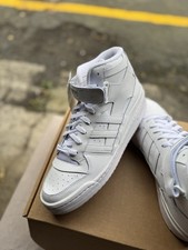 Adidas Forum Mid Originals  Triple White   FY4975  Size US 10 M