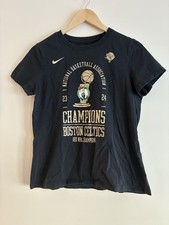 The Nike Tee Women's NBA Boston Celtics Basketball 100 Cotton T-Shirt Black M
