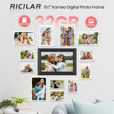 Frameo 10.1 Inch Wifi Digital Picture Frame, Electronic Picture Frame with IP...