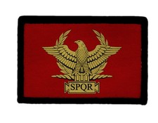 Roman Republic Legion Red Eagle Flag SPQR Patch Sew on [sub]