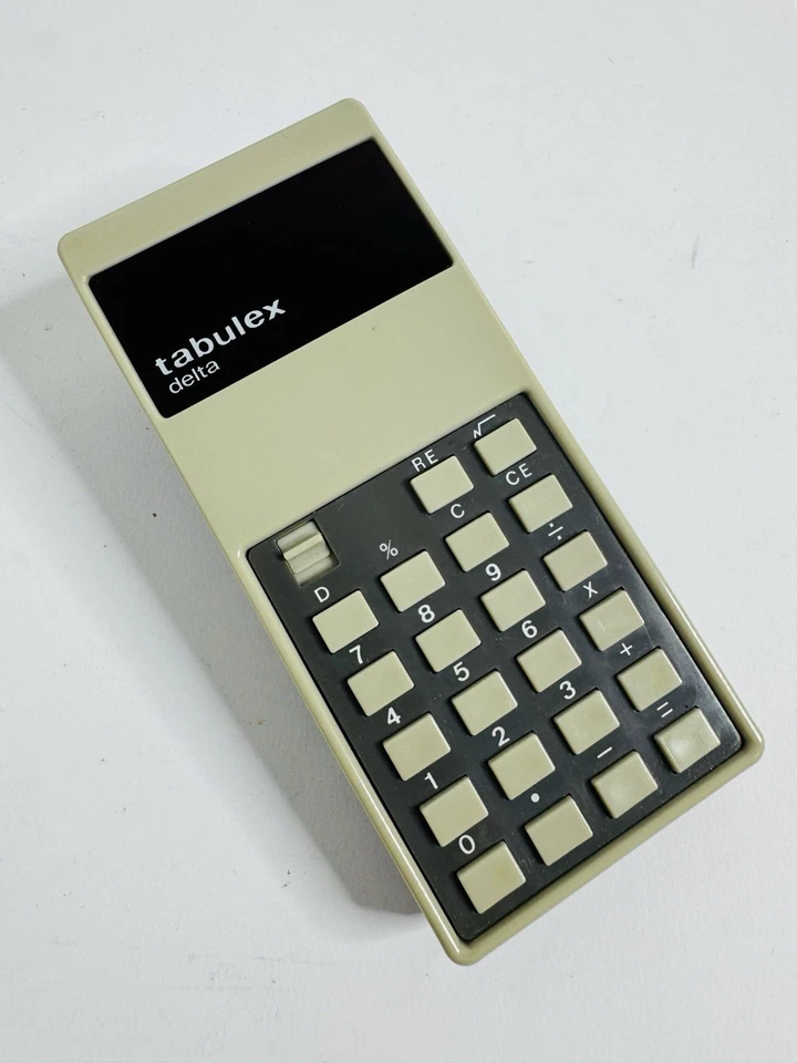 Tabulex Delta Vintage Calculator 1980 No Funciona - Imagen 3 de 4