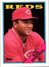 1988 Topps Kal Daniels #622 Cincinnati Reds