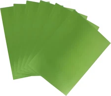 25 Sheets Green Metallic Cardstock Paper 8.5 X 11 Inch A4 Size 250Gsm/92Lb Thi