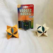 Vintage 2x2 Vadasz Cube Puzzle 90s  Two Unused Dino Star puzzles 80s