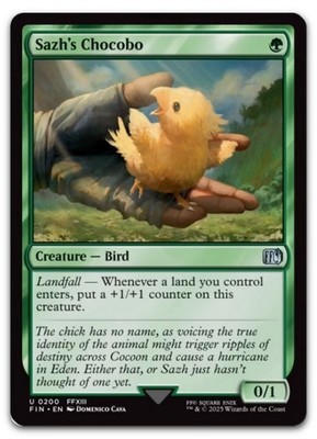 Sazh's Chocobo #200 (NM) Final Fantasy FIN Magic MTG