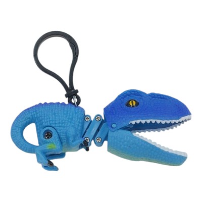 Dino Bros Dinosaur Chomper T-Rex Keychain Backpack Clip Action Figure