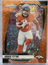 2024 Panini Prizm - Rookies Audric Estime #306 Disco Prizm (RC)