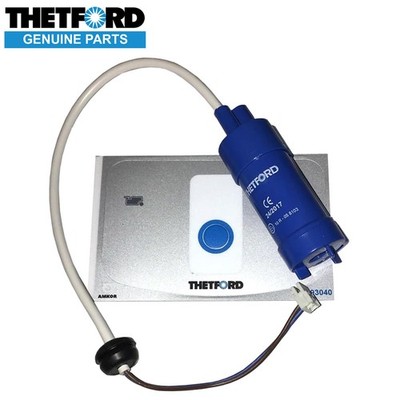 THETFORD C262 CWE ERSATZ ERSATZ SPÜLUNG PUMPE & BEDIENFELD AUFKLEBER 93418