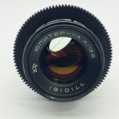 USSR Jupiter-11A 4/135 Telephoto Lens   Anamorphic Mod   Vintage Optics