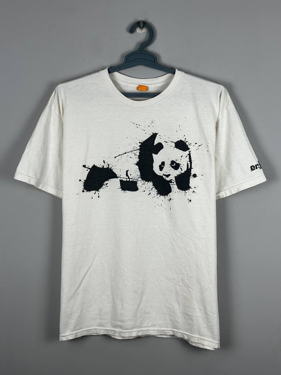 Vintage Enjoi Skateboarding Garphic Print White T Shirt Size