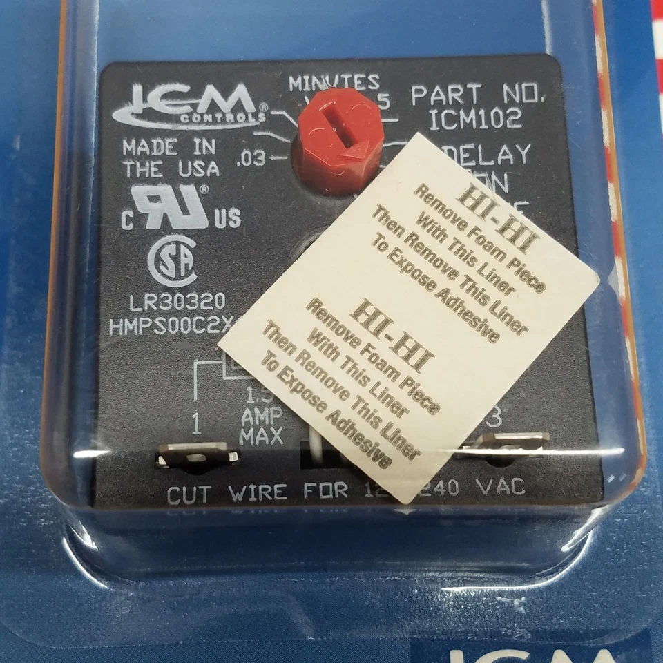 ICM Controles ICM102B Temporizador de Retardo en Hacer, 0,03-10 Minutos Ajustable - NUEVO Foto 3 de 4