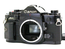 Exc 4 Canon A-1 SLR 35mm Film Camera Body Black from JAPAN